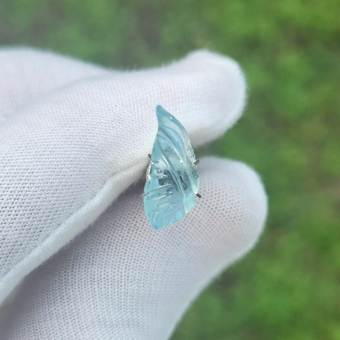 Aquamarine Gem Carving