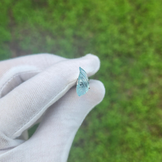 Aquamarine Gem Carving